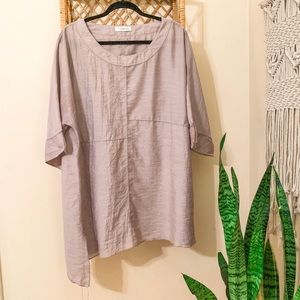 Asymmetrical Tunic Blouse